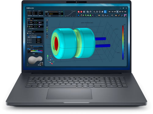 Dell Pro Max 18 Plus mobile workstation, front view